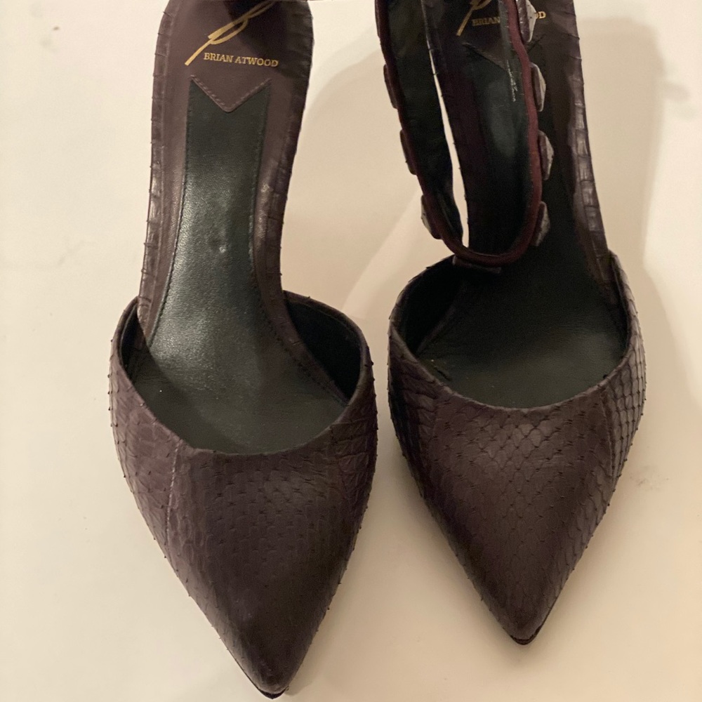 Brian Atwood ankle strap heels